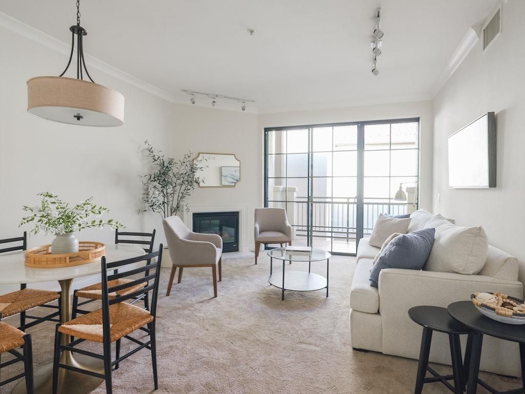 Dining room, Fireplace, Interior, Living room