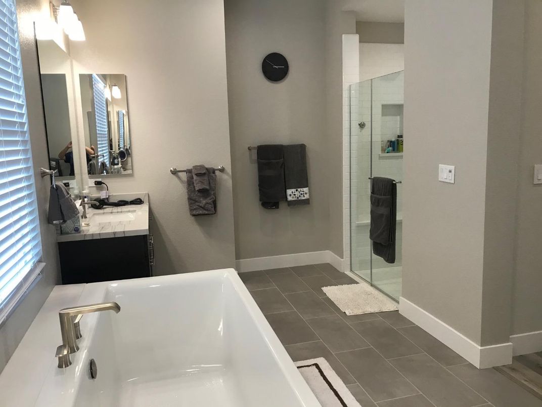 Bathroom, Glass Shower, Interior