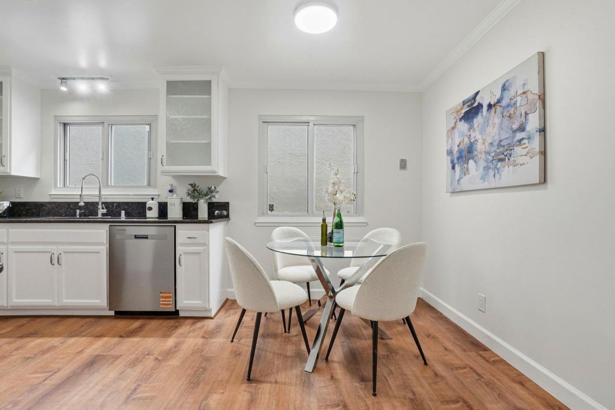 Dining room, Interior, Kitchen, Wood Texture Flooring