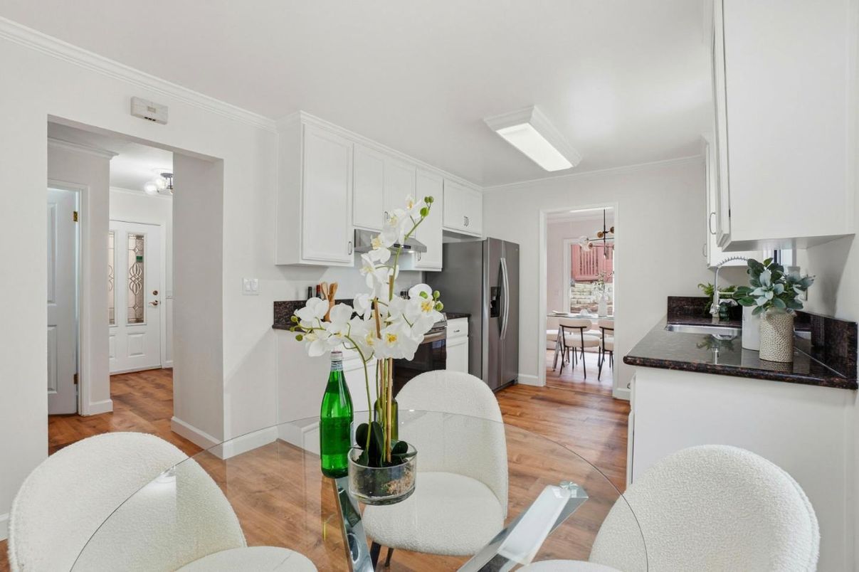 Dining room, Interior, Kitchen, Wood Texture Flooring