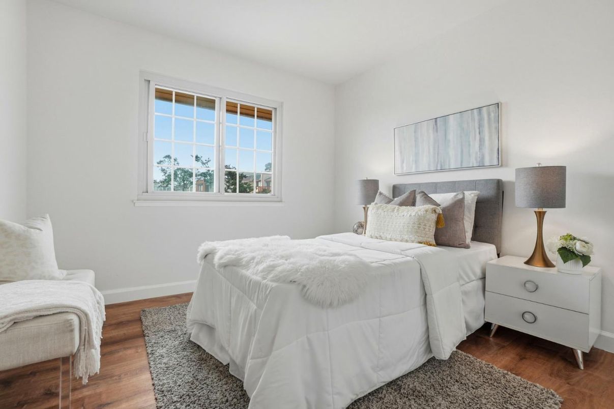 Bedroom, Interior, Wood Texture Flooring