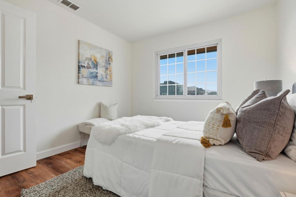 Bedroom, Interior, Wood Texture Flooring