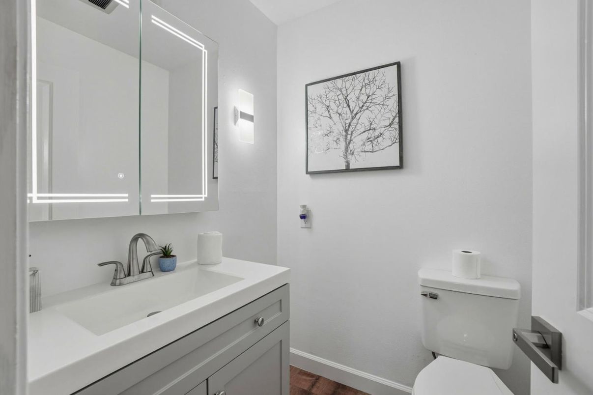 Bathroom, Interior, Wood Texture Flooring