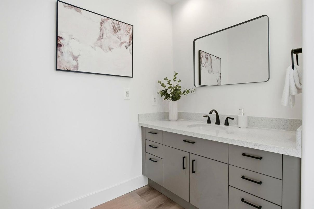 Bathroom, Interior, Wood Texture Flooring