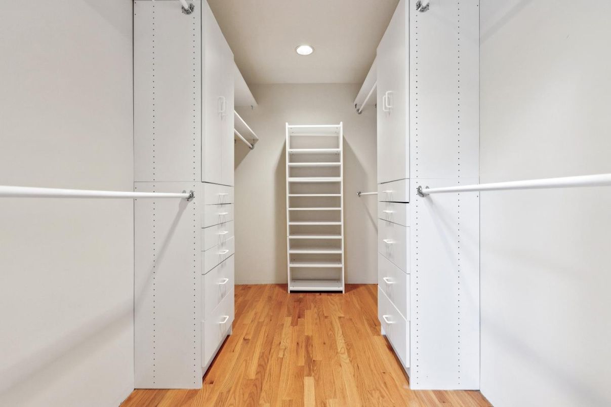 Interior, Recessed Lighting, Walk-in Closets, Wood Texture Flooring