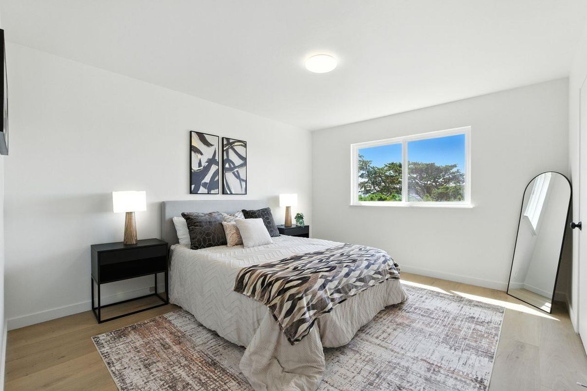 Bedroom, Interior, Wood Texture Flooring