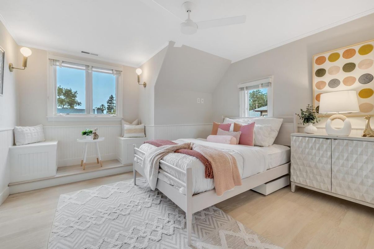 Bedroom, Interior, Wood Texture Flooring