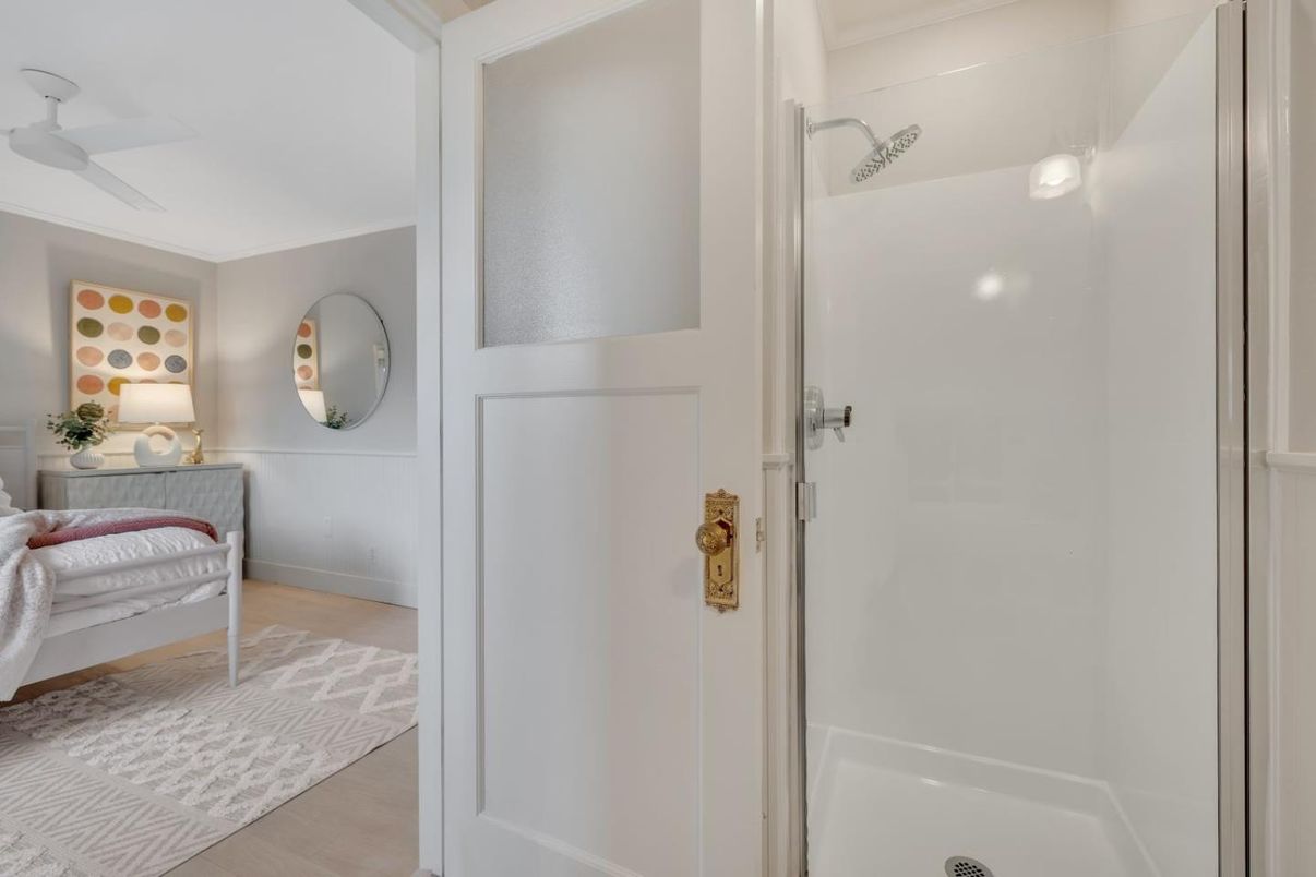 Bathroom, Interior, Wood Texture Flooring