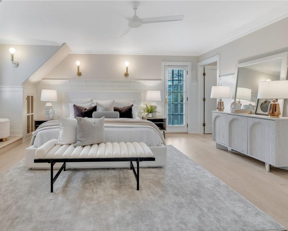 Bedroom, Interior, Wood Texture Flooring