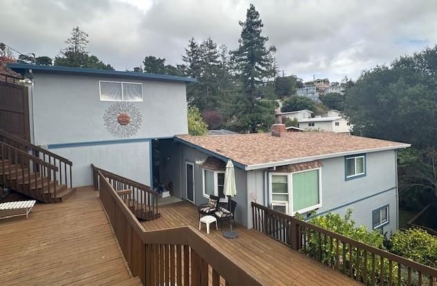 Exterior, Wood Texture Flooring