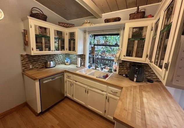 Interior, Kitchen, Wooden Ceilings, Wood Texture Flooring