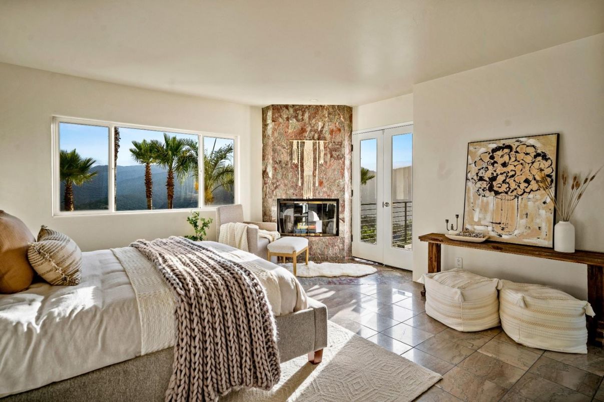 Bedroom, Fireplace, Interior, Water