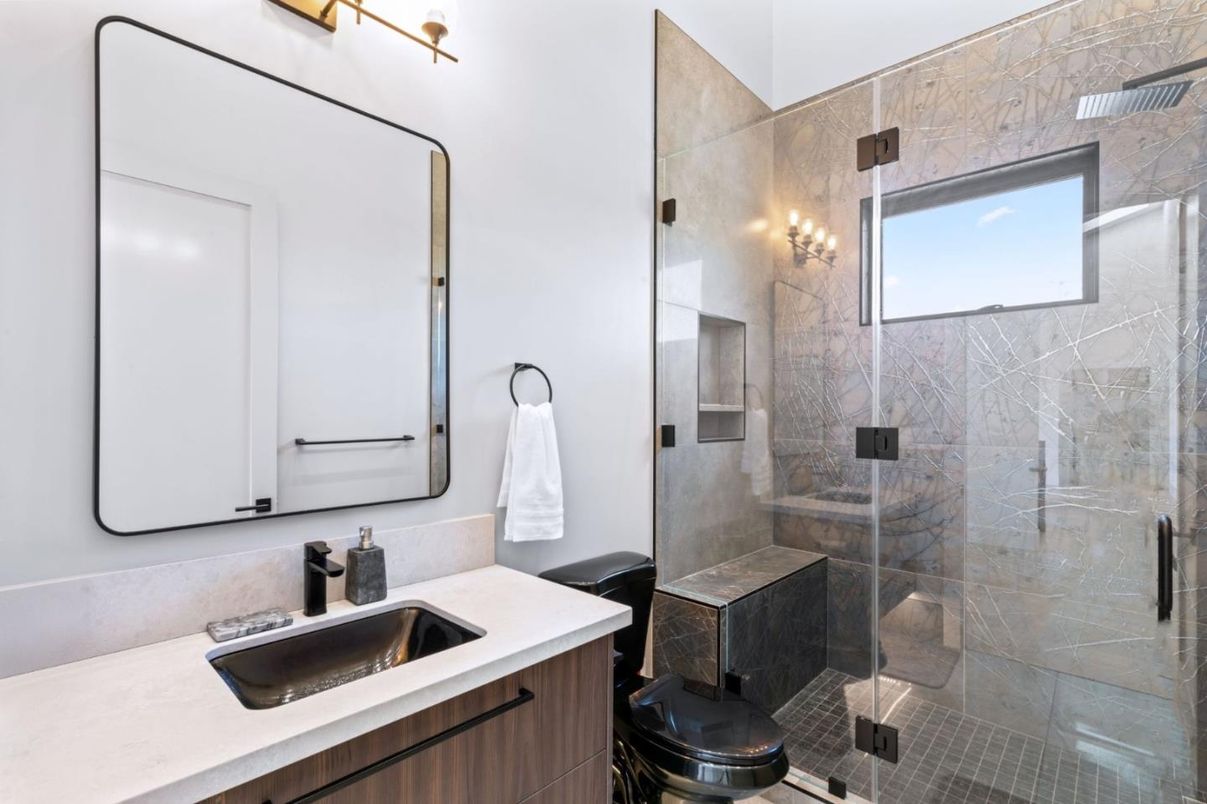 Bathroom, Glass Shower, Interior