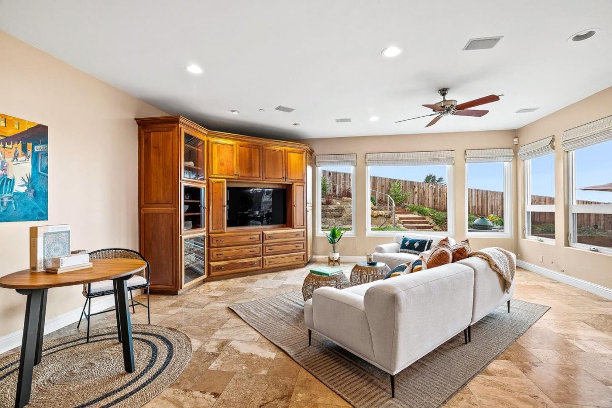 Interior, Living room, Recessed Lighting