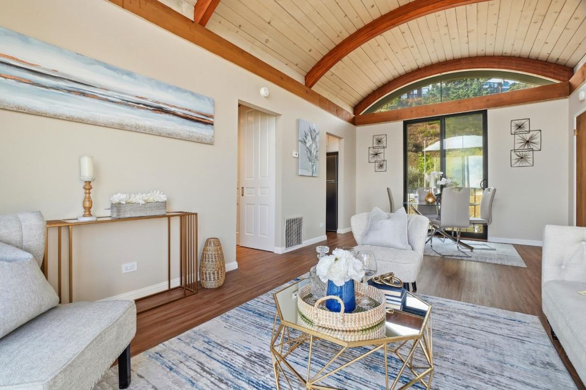 Dining room, Interior, Living room, Wooden Beams, Wooden Ceilings, Wood Texture Flooring