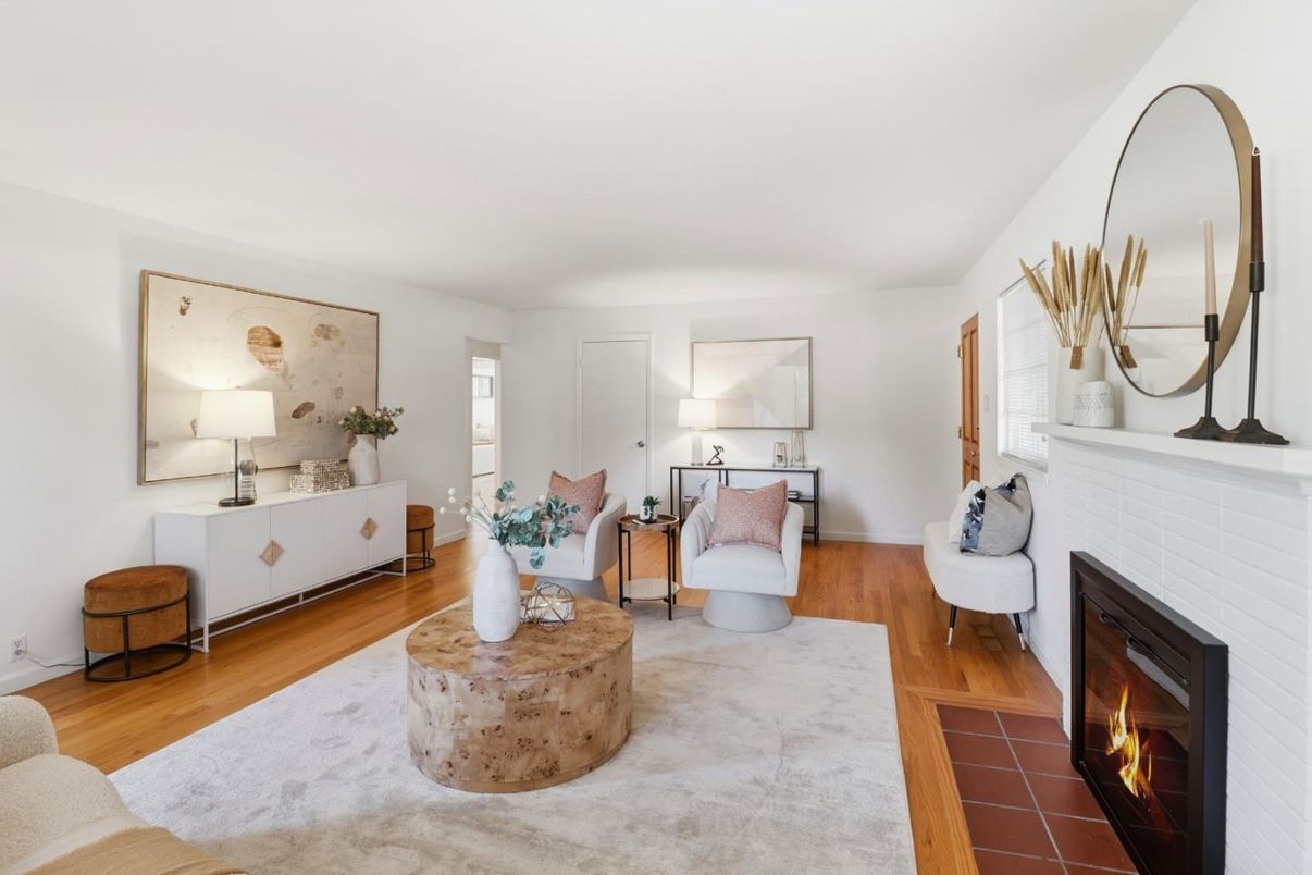 Fireplace, Interior, Living room, Wood Texture Flooring