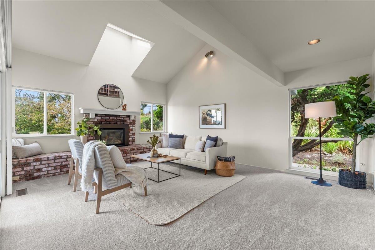 Fireplace, Interior, Living room, Recessed Lighting