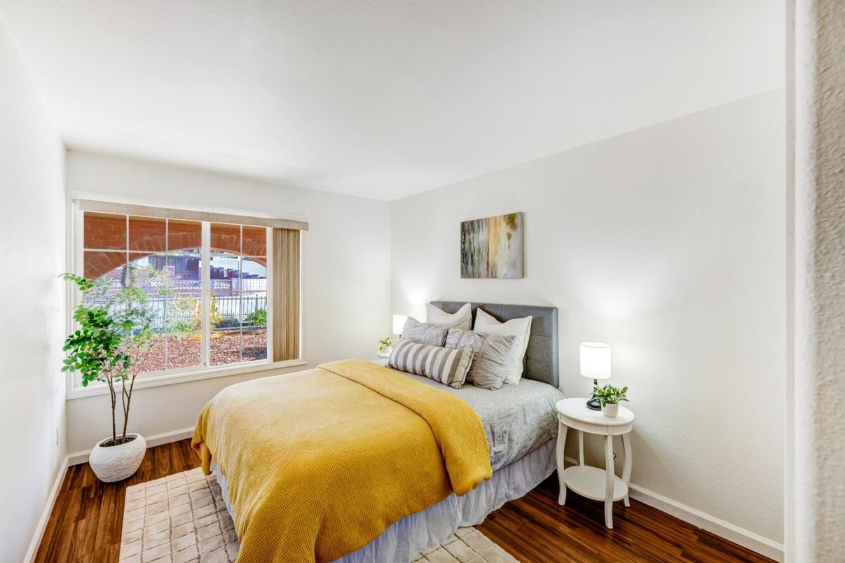 Bedroom, Interior, Wood Texture Flooring