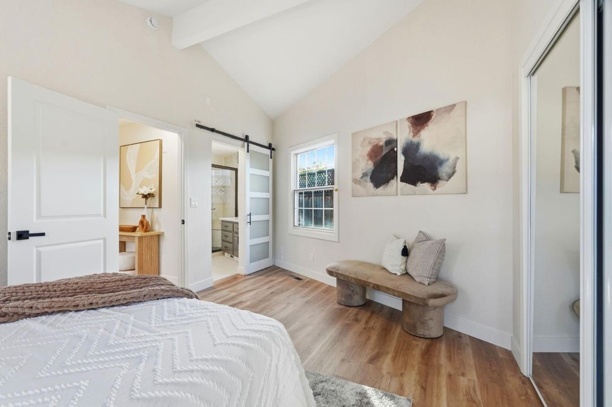 Bedroom, Interior, Wood Texture Flooring