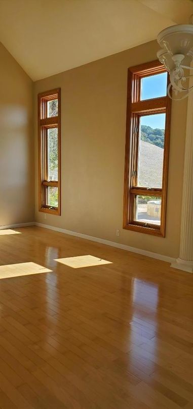 Empty room, Interior, Wood Texture Flooring