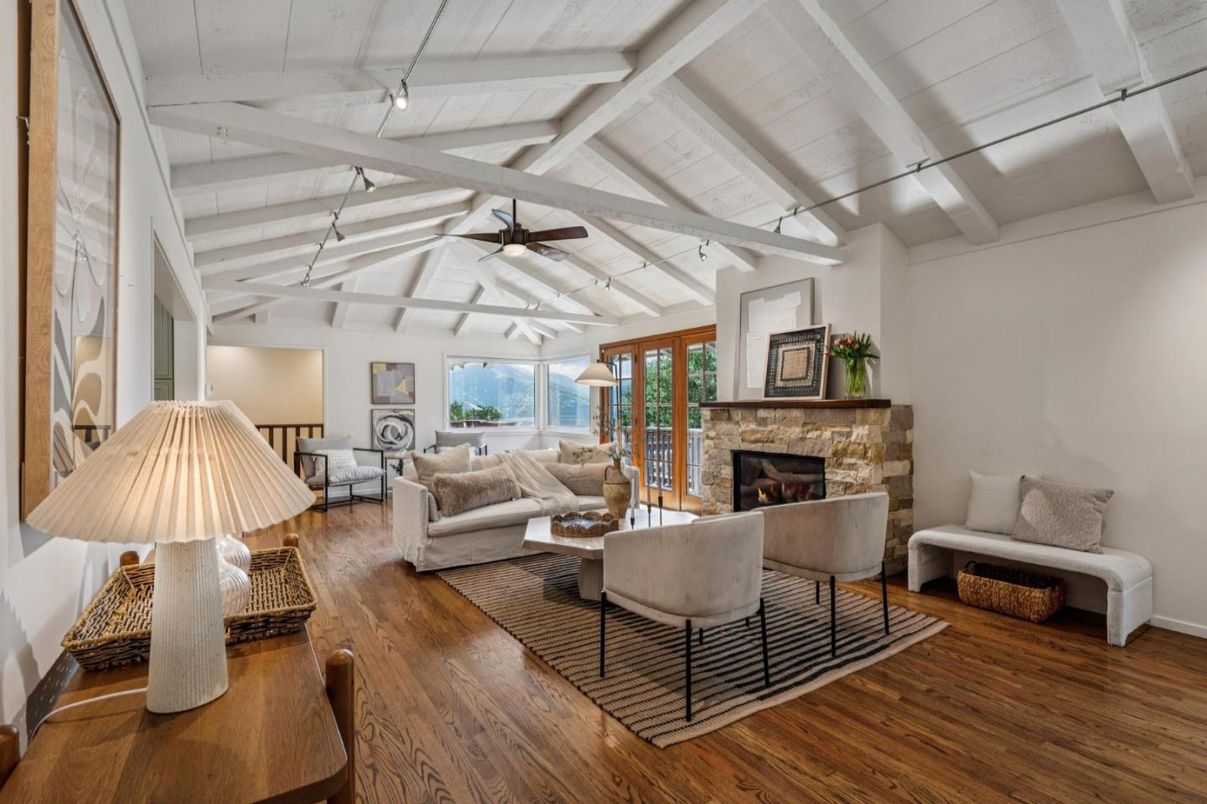 Fireplace, Interior, Living room, Wood Texture Flooring