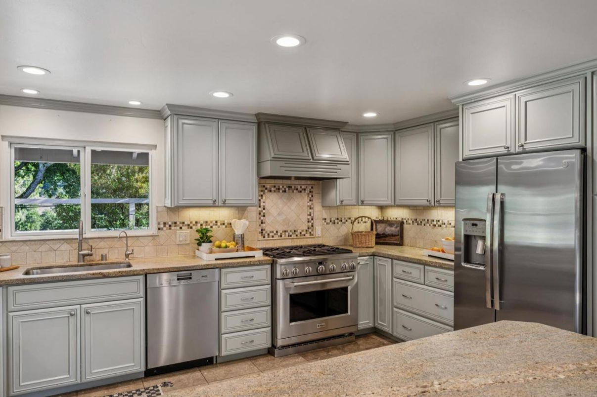 Interior, Kitchen, Recessed Lighting, Stainless Steel Appliances