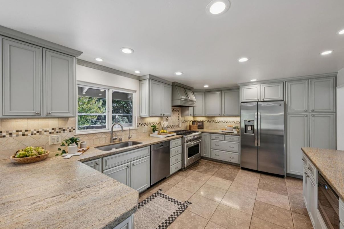 Interior, Kitchen, Recessed Lighting, Stainless Steel Appliances
