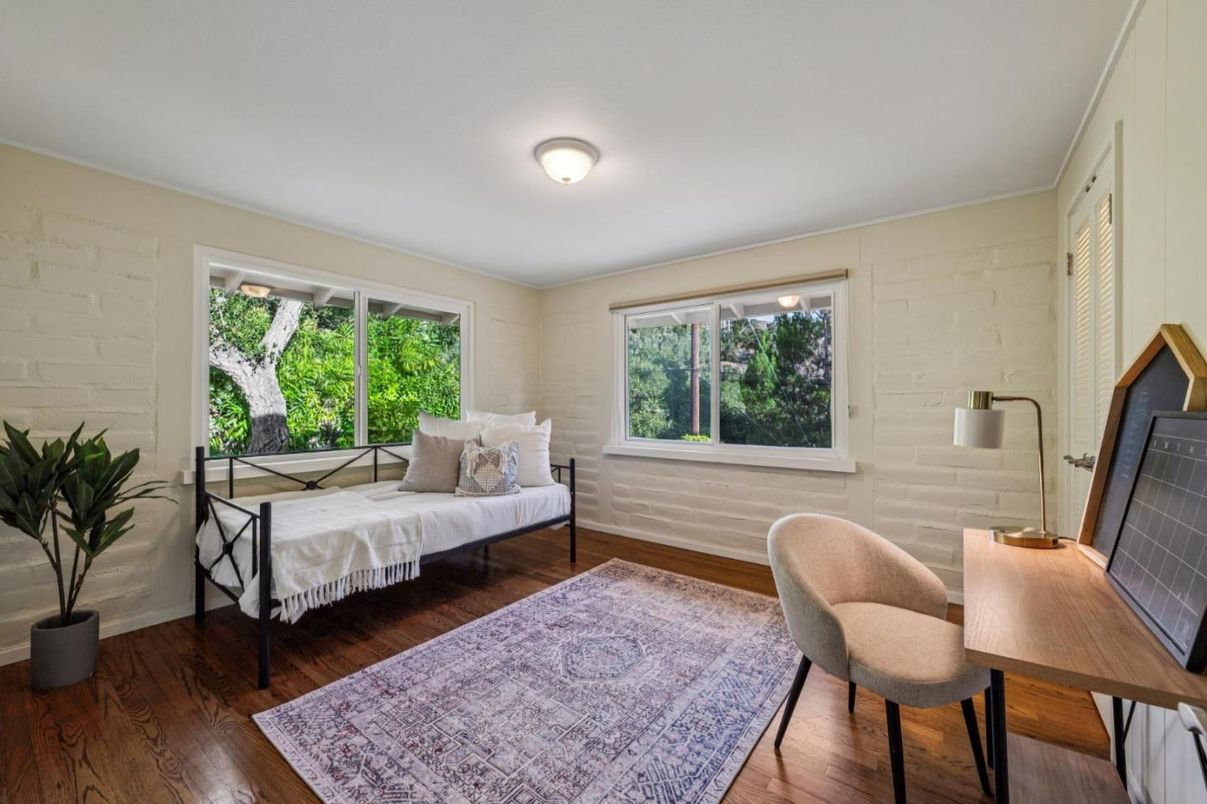 Bedroom, Interior, Wood Texture Flooring