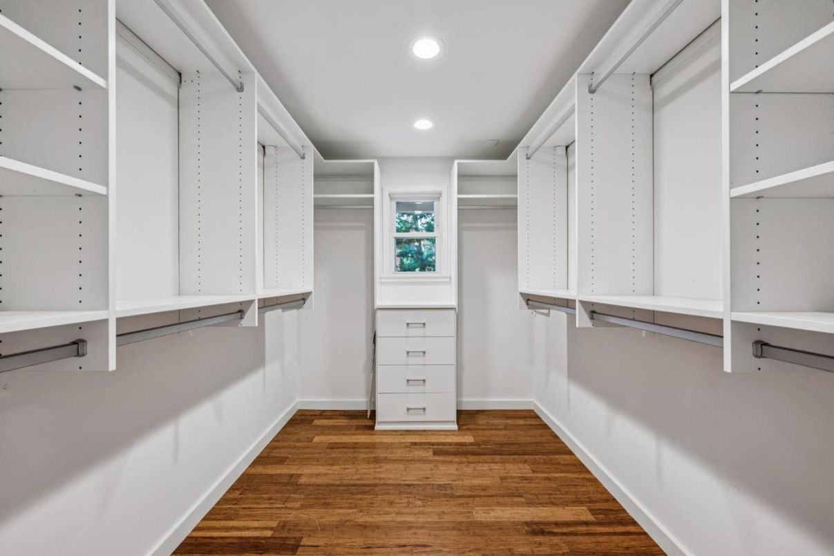 Interior, Recessed Lighting, Walk-in Closets, Wood Texture Flooring