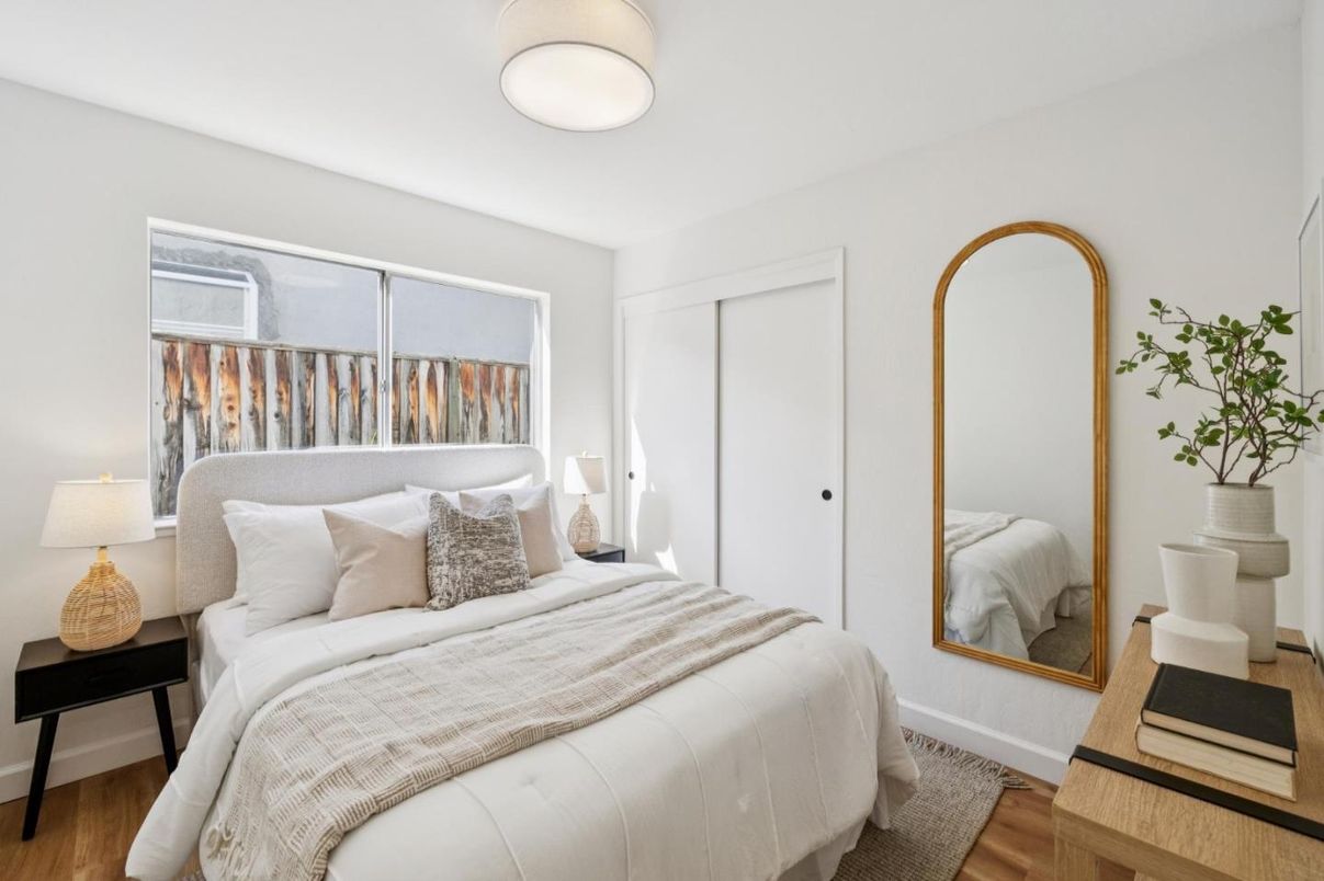 Bedroom, Interior, Wood Texture Flooring