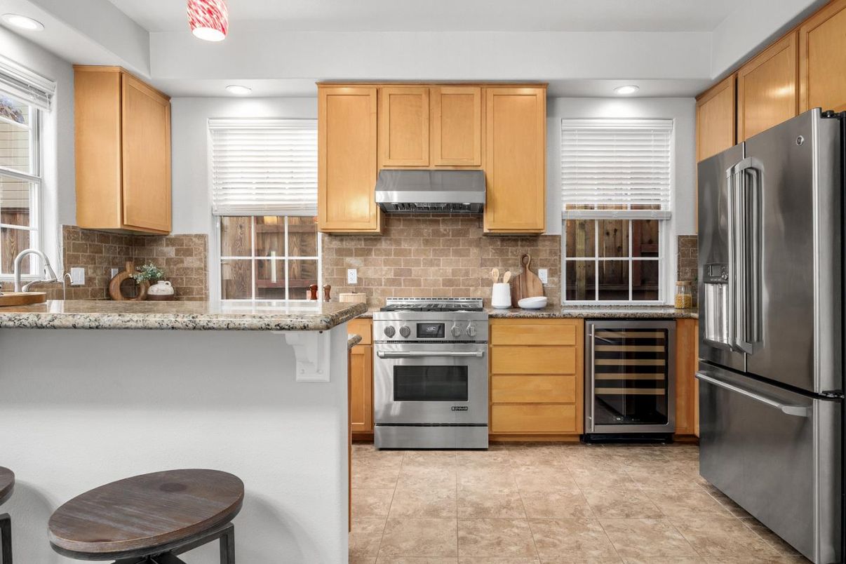Interior, Kitchen, Recessed Lighting, Stainless Steel Appliances