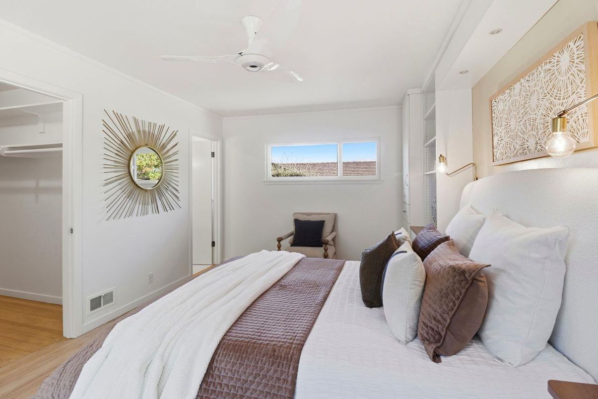Bedroom, Interior, Wood Texture Flooring
