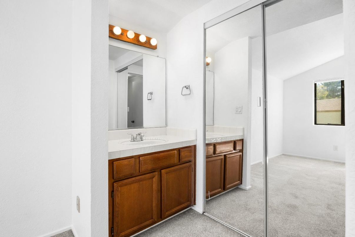 Bathroom, Dual Sink Vanities, Interior, Tile Countertops