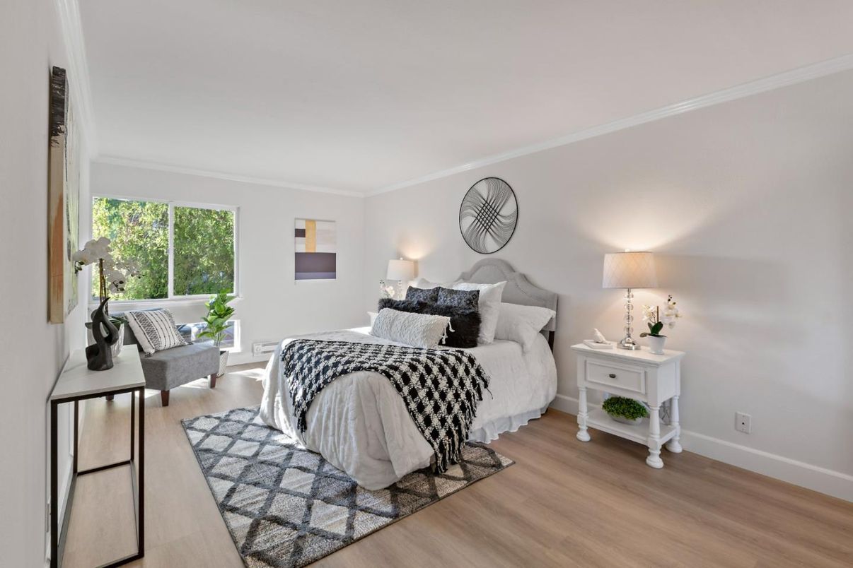 Bedroom, Interior, Wood Texture Flooring