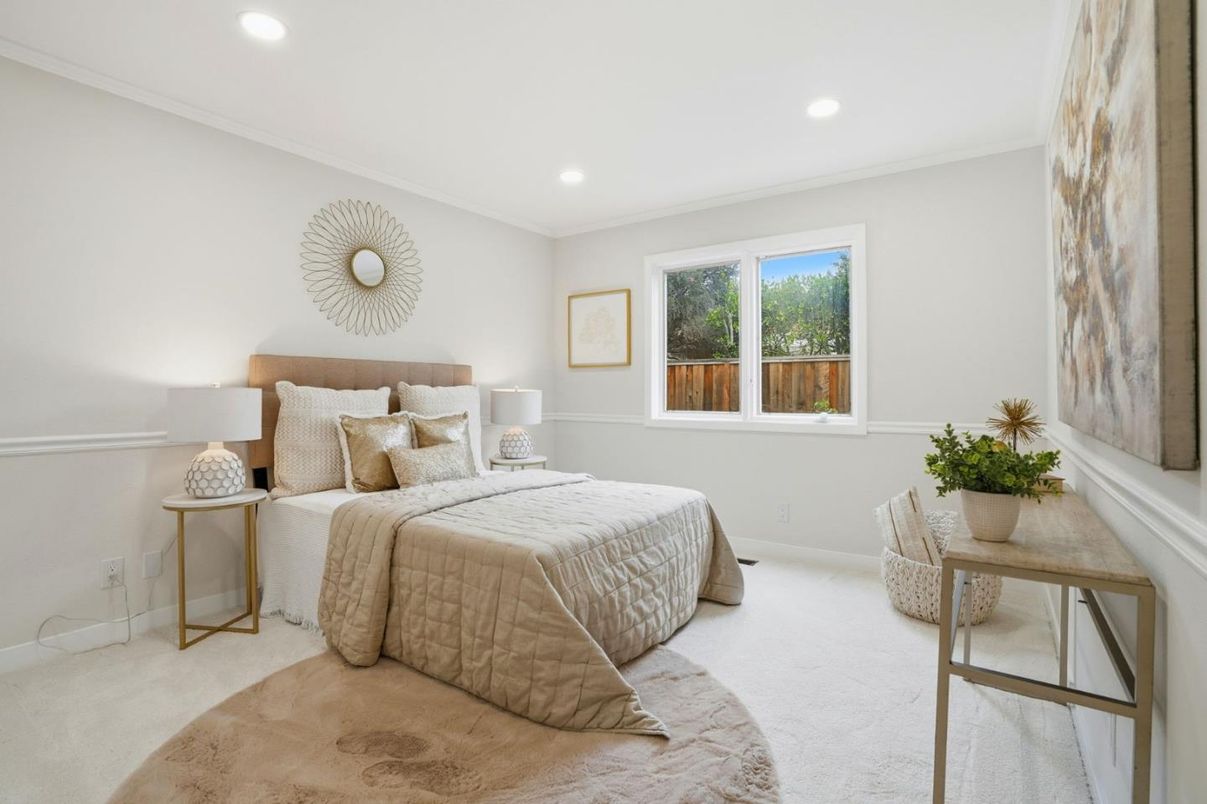 Bedroom, Interior, Recessed Lighting