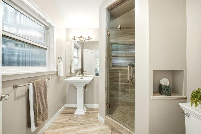 Bathroom, Glass Shower, Interior