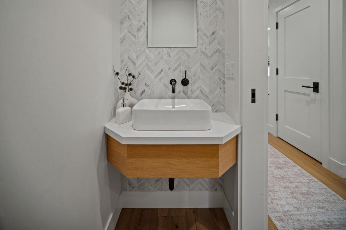 Bathroom, Interior, Wood Texture Flooring