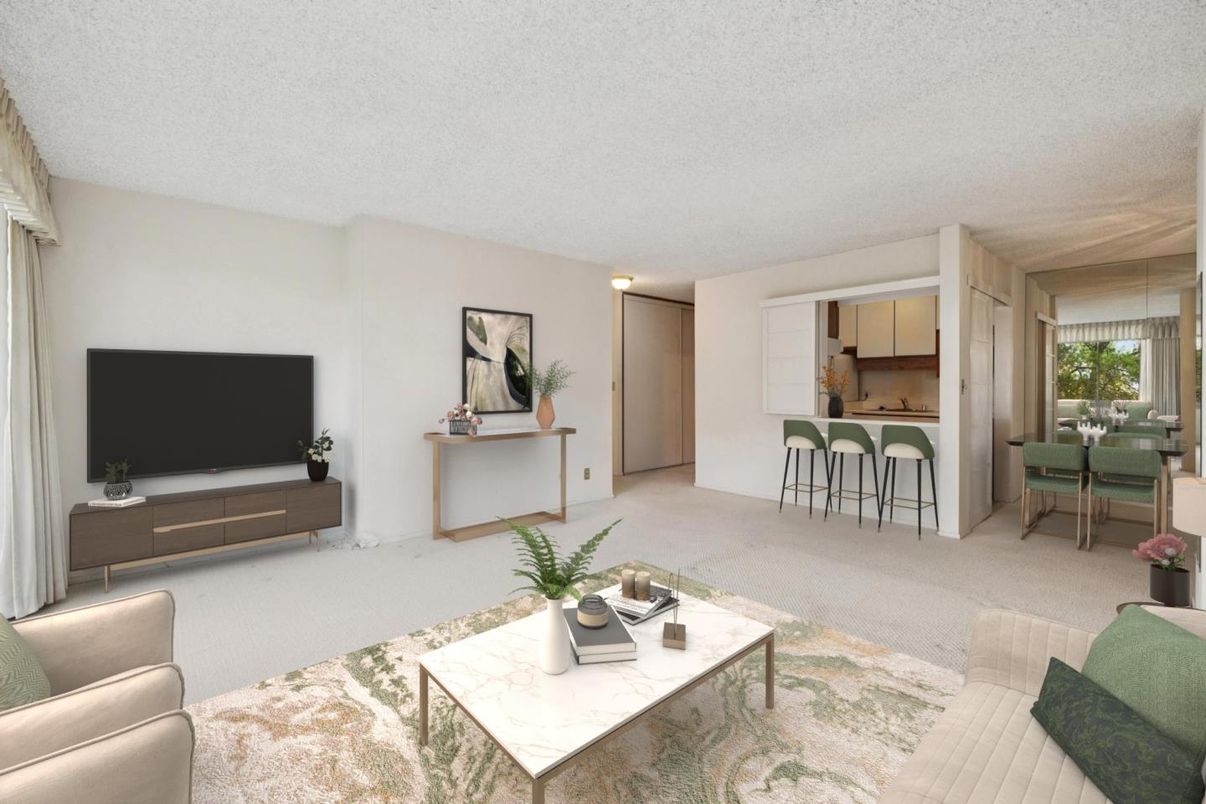 Dining room, Interior, Kitchen, Living room