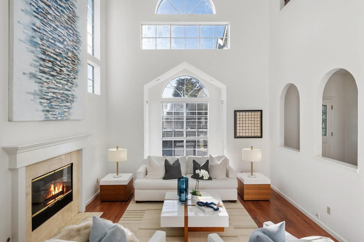 Fireplace, Interior, Living room, Wood Texture Flooring