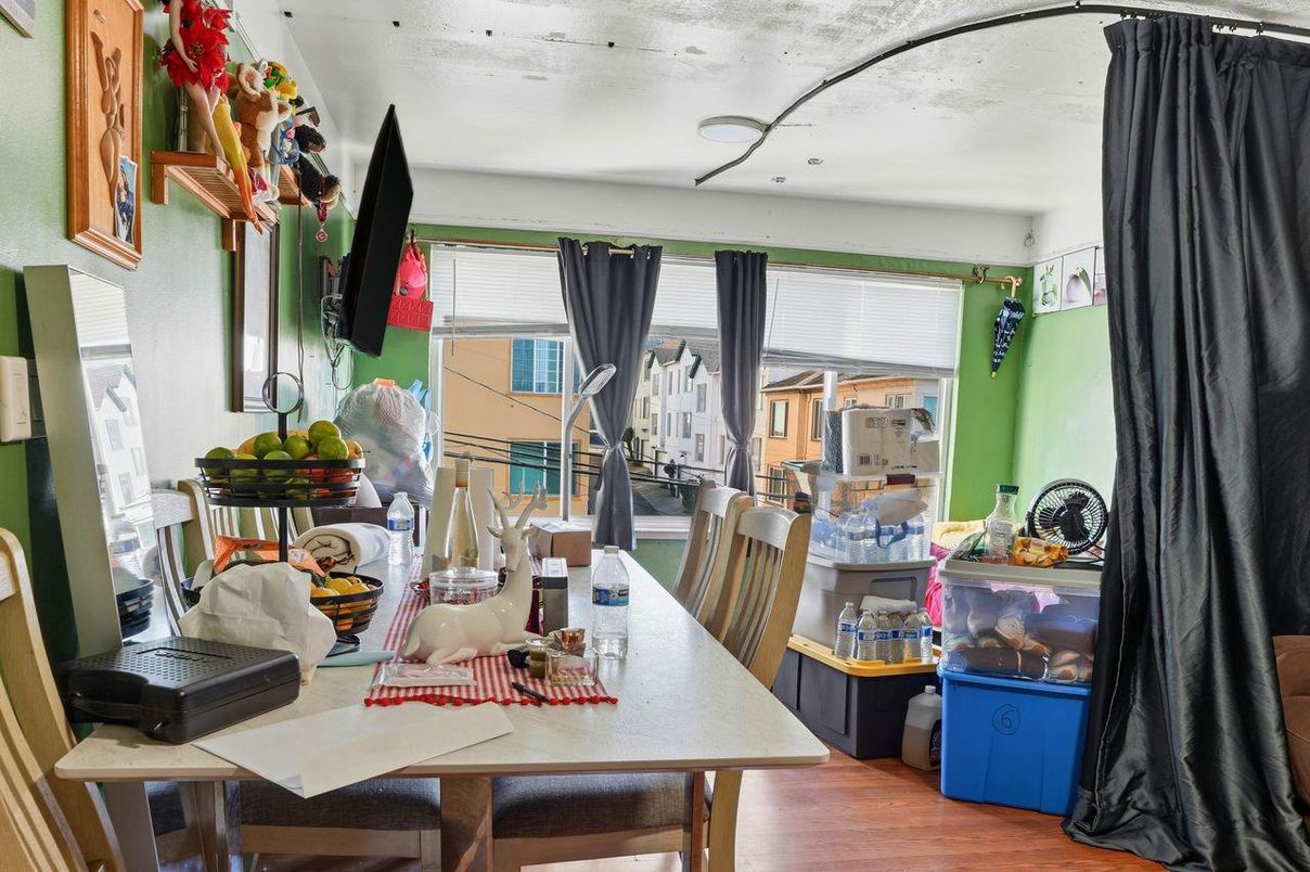 Dining room, Interior, Wood Texture Flooring