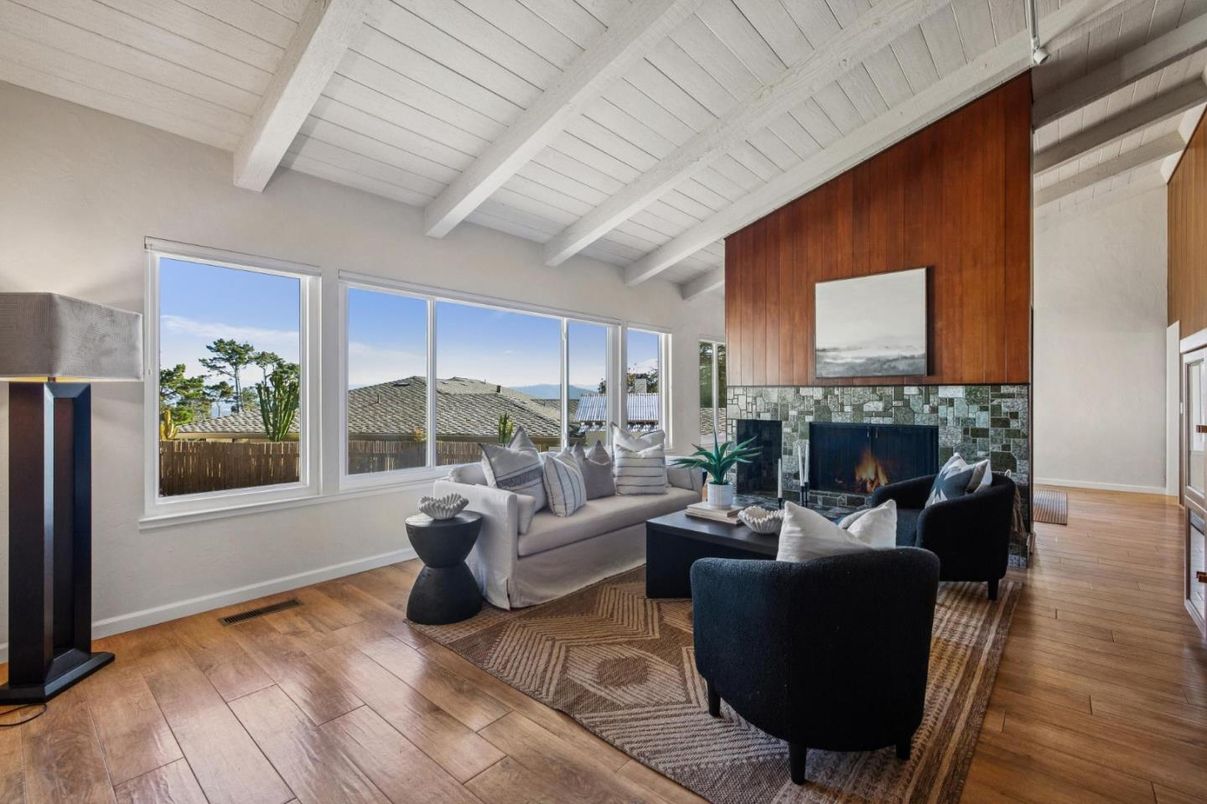 Fireplace, Interior, Living room, Wood Texture Flooring, Wooden Walls