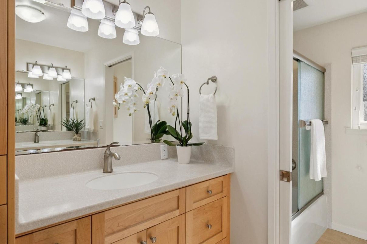 Bathroom, Dual Sink Vanities, Glass Shower, Interior