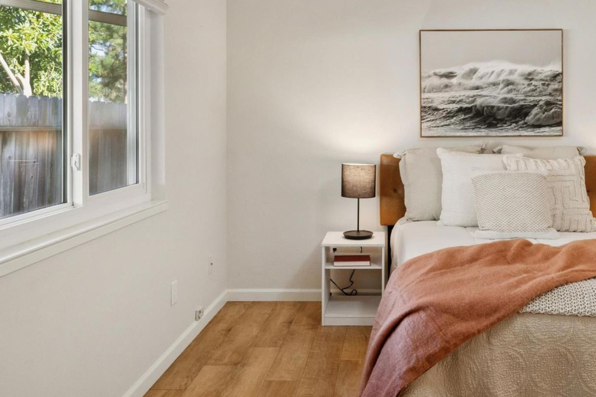 Bedroom, Interior, Wood Texture Flooring
