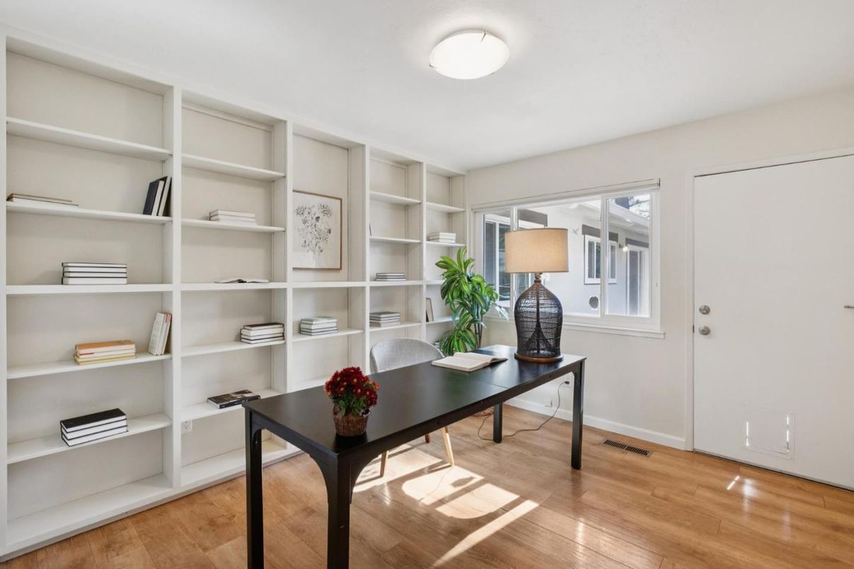 Home Office, Interior, Wood Texture Flooring