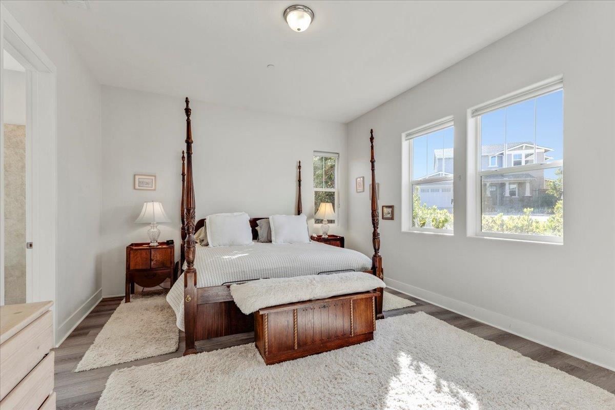 Bedroom, Interior, Wood Texture Flooring