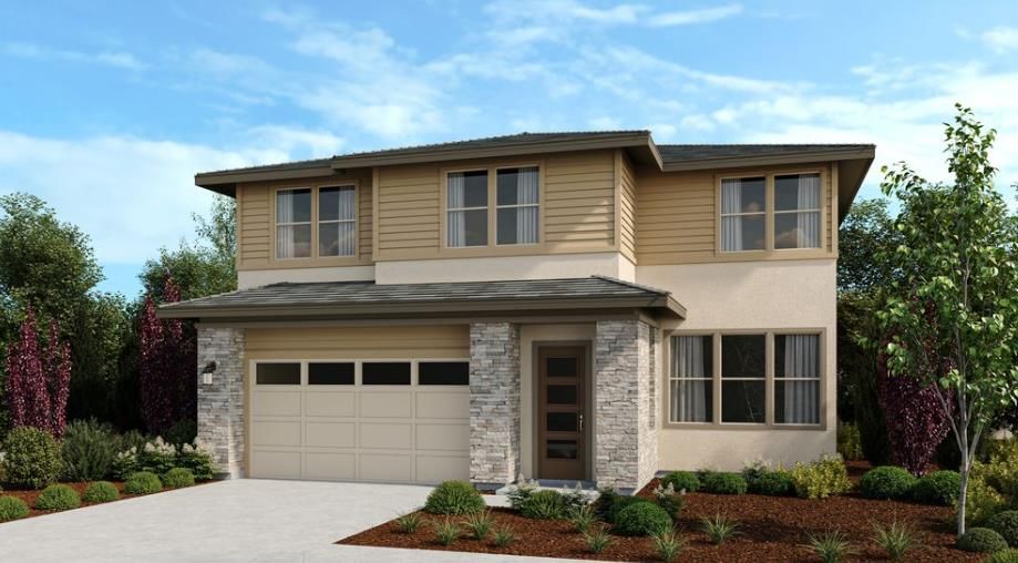 Attached, Exterior, Facade, Modern