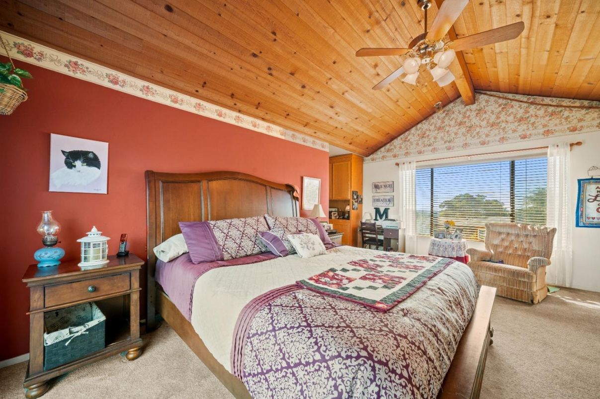 Bedroom, Interior, Wooden Ceilings