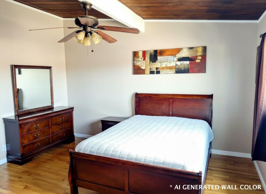 Bedroom, Interior, Wooden Ceilings, Wood Texture Flooring