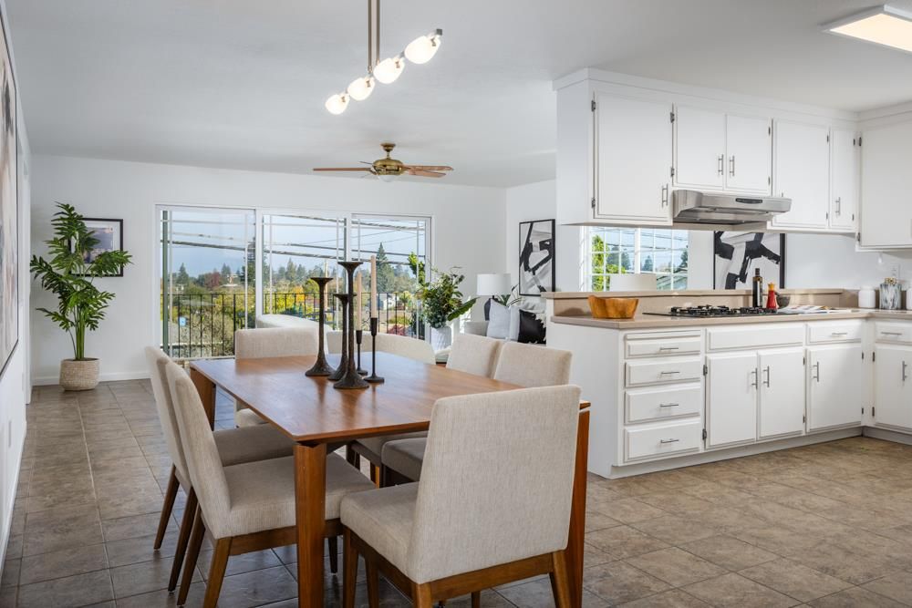 Dining room, Interior, Kitchen