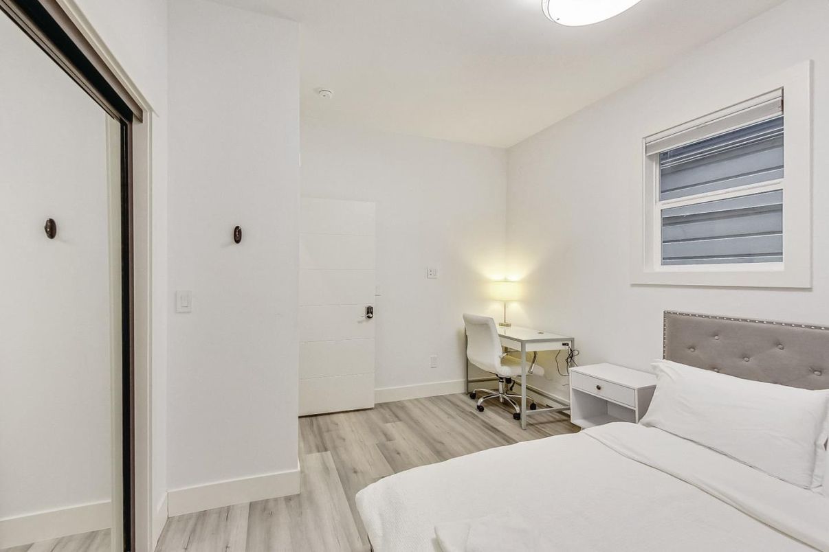 Bedroom, Home Office, Interior, Wood Texture Flooring